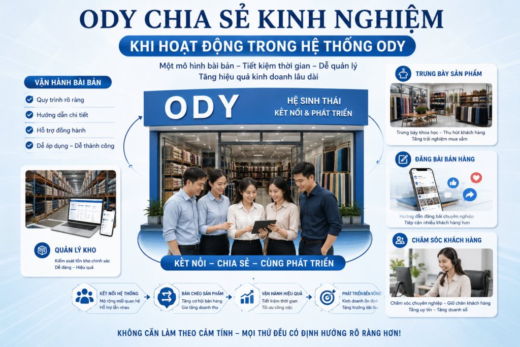 Hệ Sinh Thái ODY Chia Sẻ Kinh Nghiệm Hệ sinh thái ODY