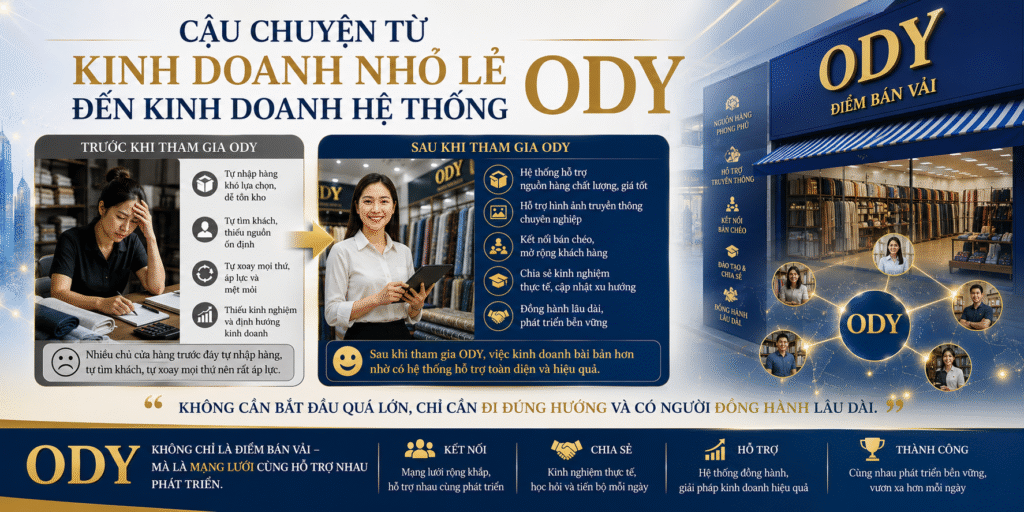 Kinh Doanh Nhỏ Lẻ Đến Kinh Doanh Hệ Thống ODY kinh doanh hệ thống ODY