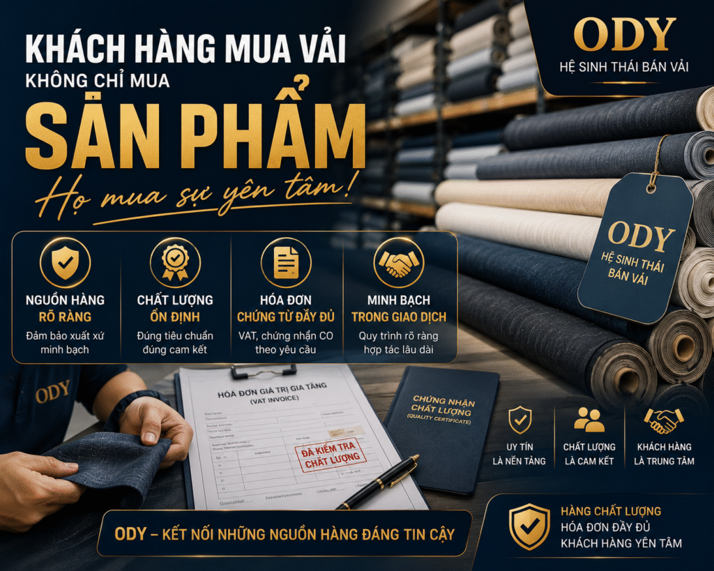 Nguồn Hàng Chất Lượng, Hóa Đơn Chứng Từ Đầy Đủ – Nền Tảng Tạo Nên Sự Tin Tưởng Trong Hệ Sinh Thái ODY ODY