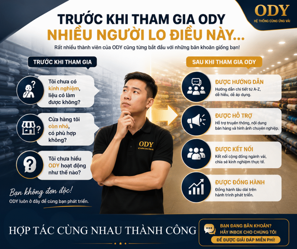 Trước Khi Tham Gia ODY, Nhiều Người Lo Điều Này Tham gia ODY