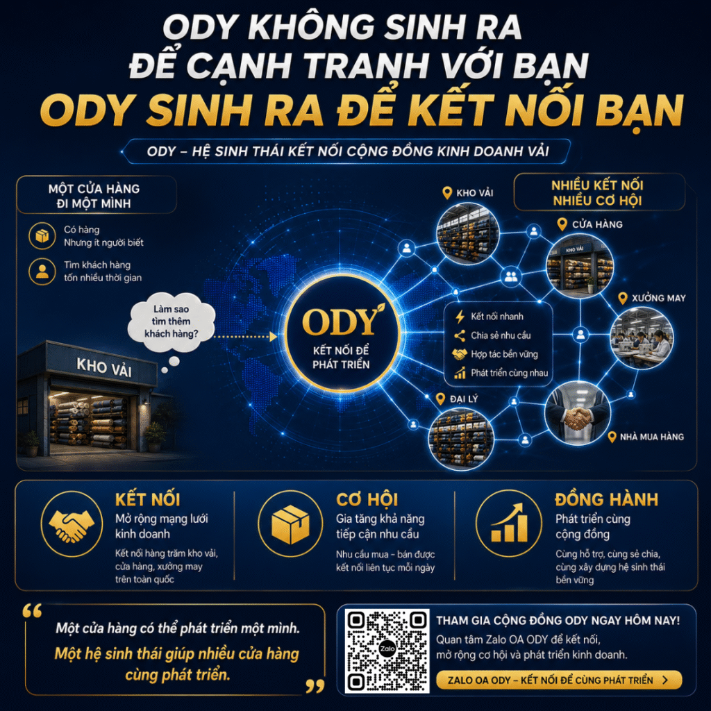 ODY Có Cạnh Tranh Với Thành Viên Không? Hiểu Đúng Về Vai Trò Của Hệ Sinh Thái ODY Hệ sinh thái ODY